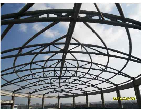 金昌中煤朔州宾馆管桁架工程